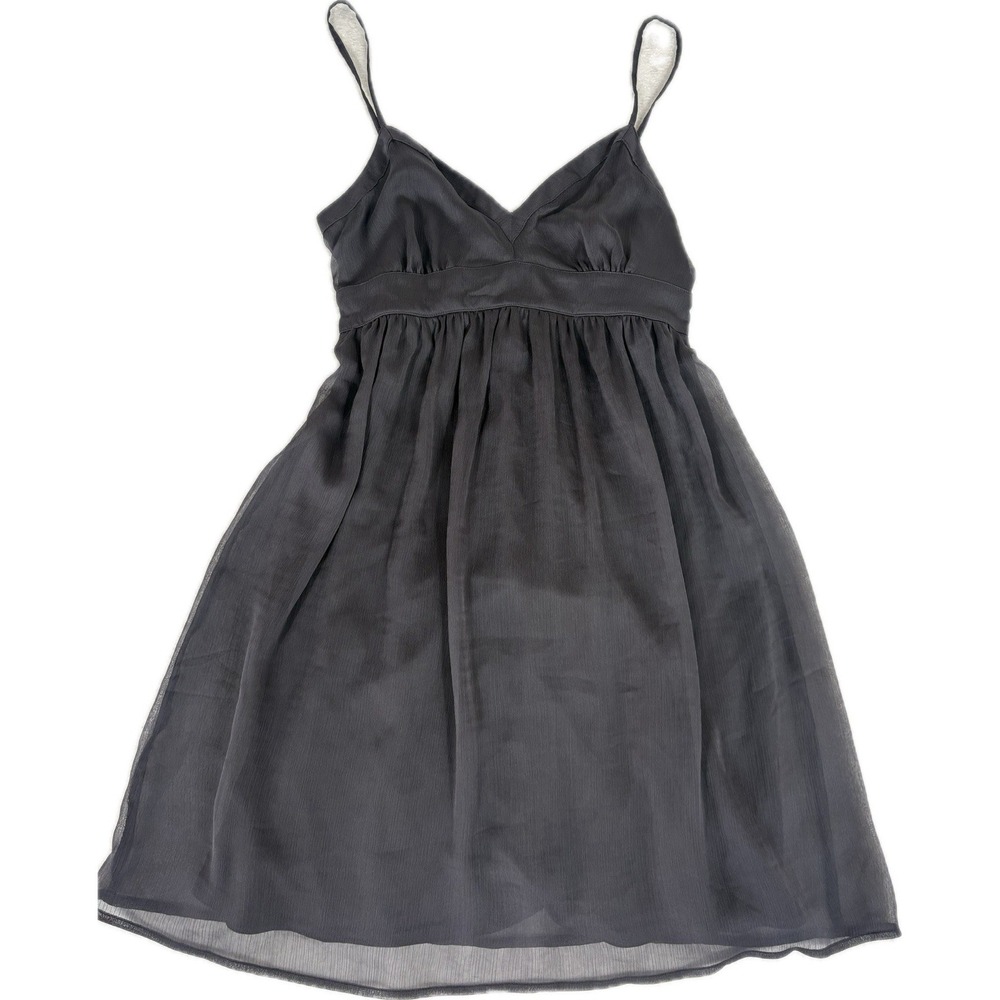 American Eagle Dark Grey A Line Dress 2000s Grunge Bella Whimsigoth Women Medium